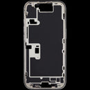 Chasis medio de titanio blanco para iPhone 16 Pro, versión EU/Global, con pequeñas piezas, usado.
