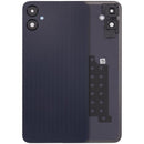Tapa trasera negra para Samsung Galaxy A05 (A055) con lente de cámara, repuesto original.