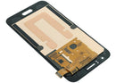 Pantalla LCD dorada original Samsung Galaxy J1 (J120) para reparación de display roto.