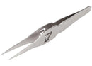 Pinza Relife T3 Wide-Body Grip para reparación electrónica, ideal para sujetar componentes pequeños de celulares.