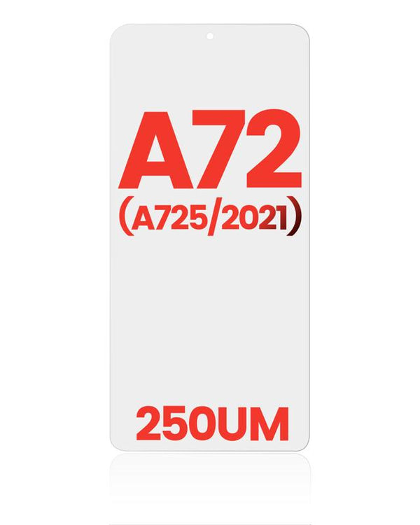 Compra al por mayor un pack de 10 OCA (Optically Clear Adhesive) de 250um para Samsung Galaxy A72 (A725 / 2021) en Guatemala.