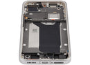 Pantalla OLED refurbished gris para Xiaomi 15T Pro con marco, ideal para reparación de display roto.