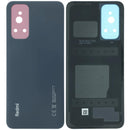Tapa trasera de vidrio original negra para Xiaomi Redmi Note 11s, sin lente de cámara, repuesto para reparación.