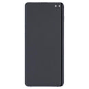 Pantalla OLED blanca Prism con marco para Samsung Galaxy S10 Plus, repuesto Aftermarket Plus para SM-G975F.