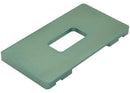 Molde de posicionamiento de metal para respring de vidrio iPhone 15 Pro, A2848, alineación precisa de pantalla.