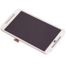 Pantalla LCD blanca refurbished para Motorola Moto G2 (XT1064, XT1068, XT1069) con display y frente.