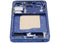 Reparación de pantalla OLED con marco para Samsung Galaxy S25 5G en Guatemala, disponible en color navy.