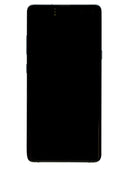 Pantalla OLED Samsung Galaxy S10 5G Crown Silver usada con marco, lista para reparación de display.