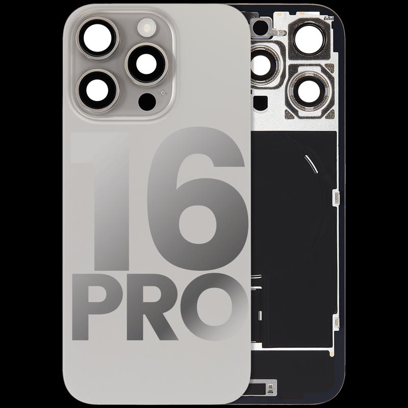 Encuentra tapas traseras con placa de acero para iPhone 16 Pro en Guatemala en talleres de reparación de iPhone y mayoristas de componentes de Apple.