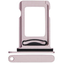 Bandeja SIM dual para iPhone 17e Soft Pink, repuesto original Apple para dos chips.