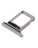Bandeja para tarjeta SIM dual para iPhone 11 Pro / 11 Pro Max (Plata Mate)