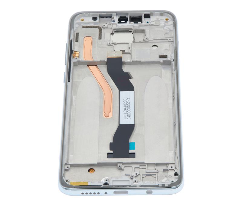 Pantalla LCD con marco para Xiaomi Redmi Note 8 Pro (Blanco)