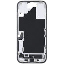 Chasis de marco medio con puerto de carga flex y pequenas piezas iPhone 16 (US Version) (White)