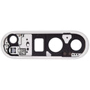 Encuentra lente de cámara trasera con soporte para Google Pixel 9 Pro XL (Porcelain) en Guatemala, ideal para reparaciones y reemplazos.