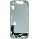 Tapa trasera blanca original para iPhone 17e con batería integrada, ideal para reparación de back housing.
