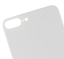 Tapa trasera con adhesivo 3M para iPhone 8 Plus (Sin logo / Hueco grande para camara) (Plata)