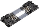 Bisagra negra con soporte kickstand para Samsung Galaxy Z Flip 7 5G, repuesto de reparación.