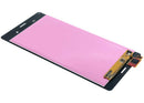 Pantalla LCD sin marco original Sony Xperia Z3 en color negro, ideal para reparación de display roto. Repuesto D5803/D5833.