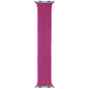 Correa trenzada Solo Loop magenta para Apple Watch, talla 6. Banda elástica compatible con cajas de 44mm, 45mm, 46mm y 49mm.