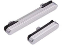 Botones laterales de encendido y volumen color crema para Samsung Galaxy S23 y S23 Plus 5G (SM-S911B, SM-S916B).