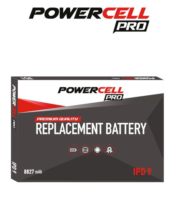 Bateria Powercell para iPad Air / iPad 5 / iPad 6 / iPad 7 / iPad 8 / iPad 9