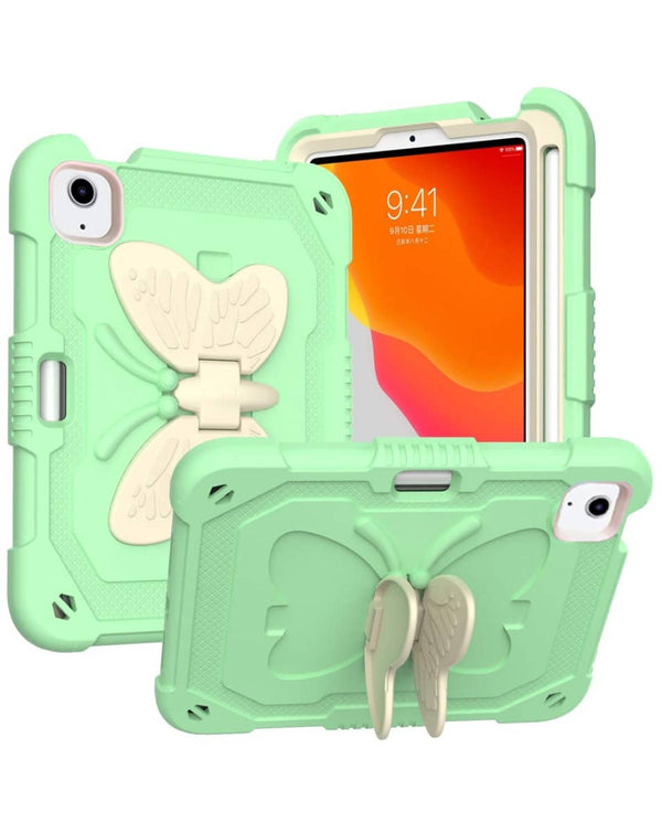 Encuentra la funda protectora butterfly stand design GREAM GREEN para iPad en Guatemala, en talleres de reparaciones de dispositivos electrónicos y mayoristas de accesorios tecnológicos.