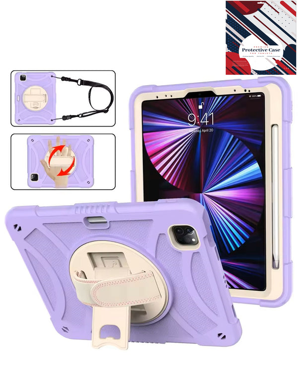 Encuentra la mejor funda ajustable con correa de hombro para iPad en Guatemala en SlowBack, mayorista de accesorios para dispositivos electrónicos.