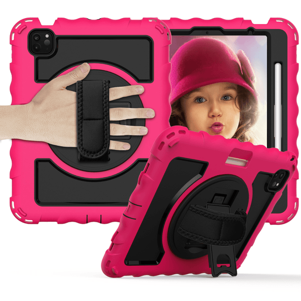 Protege tu iPad Air 4, Air 5 o Pro 11 con esta funda de silicona y correa 360 en Guatemala.