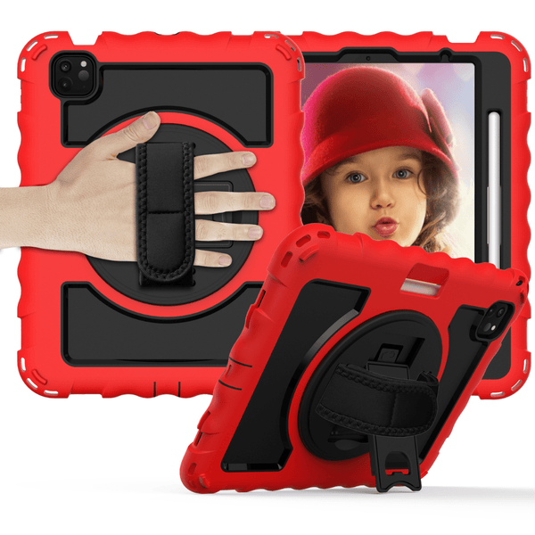 Encuentra la mejor funda de silicone con correa para mano para iPad Air 4/ Air 5/ Pro 11 en Guatemala.
