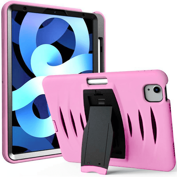 Encuentra la mejor funda antimpacto para tu iPad Air 4, Air 5 o Pro 11 en Guatemala con ranura para lápiz en color rosa claro en SlowBack.