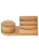 Encuentra el mejor soporte de almacenamiento de madera giratorio en Guatemala para organizar tus espacios fácilmente.