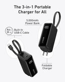 Compra tu batería Anker Powercore 30W Fusion de 5000mAh con cable USB-C incorporado en Guatemala, el mejor mayorista de accesorios electrónicos.