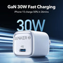 Encuentra el Cargador USB-C Anker Zolo (30W) Blanco en Guatemala, ideal para cargar dispositivos de manera rápida y eficiente.