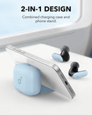 Encuentra los auriculares inalámbricos Anker Soundcore P30I en color azul en Guatemala con SlowBack, tu mayorista de confianza.
