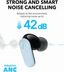 Encuentra los auriculares inalámbricos Anker Soundcore P30I en color azul en Guatemala con SlowBack, tu mayorista de confianza.