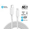 Compra el puerto de carga Anker 322 USB C-Lightning MFI trenzado en Guatemala, ideal para reparaciones de dispositivos móviles.