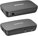 Transmisor Bluetooth Anker Soundsync portátil negro, ideal para audio inalámbrico en casa o coche.