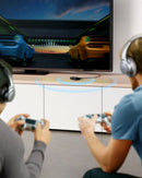 Transmisor Bluetooth Anker Soundsync portátil negro, ideal para audio inalámbrico en casa o coche.