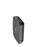 Transmisor Bluetooth Anker Soundsync portátil negro, ideal para audio inalámbrico en casa o coche.