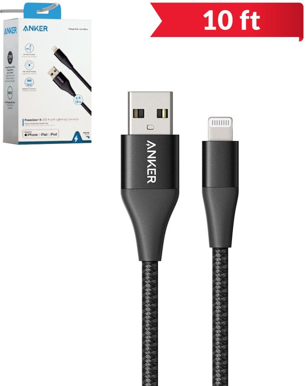Cable Lightning marca Anker - Color Negro