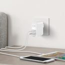 Adaptador de pared Anker PowerPort PD 2 USB A con cable USB A a Lightning 3ft (24W) (Blanco)