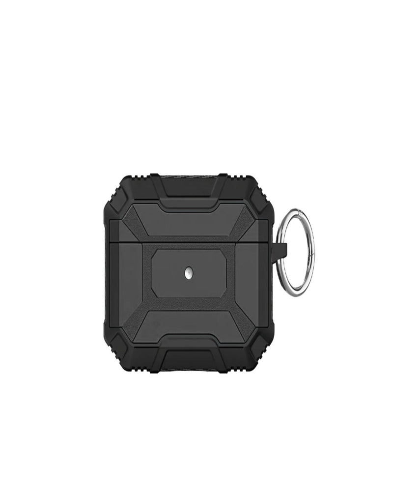 Compra un estuche transparente de plástico rígido para AirPods 1/2 con llavero en Guatemala.