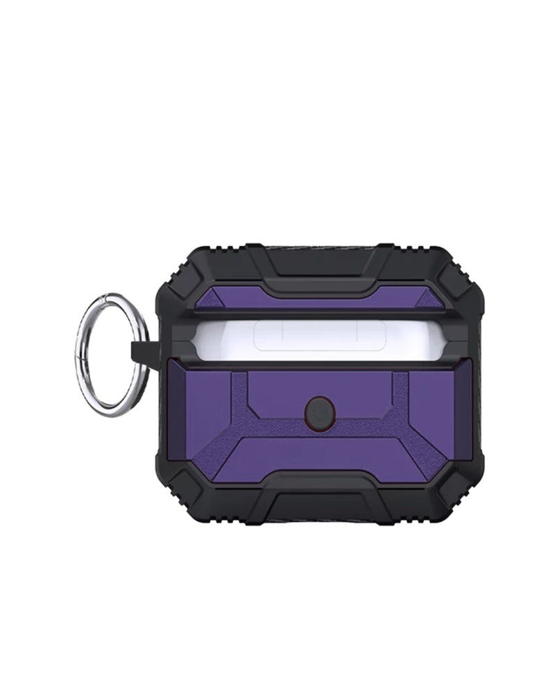 Encuentra el mejor estuche transparente en Guatemala para tus AirPods 3 en color morado en SlowBack, expertos en accesorios Apple y reparaciones de AirPods.