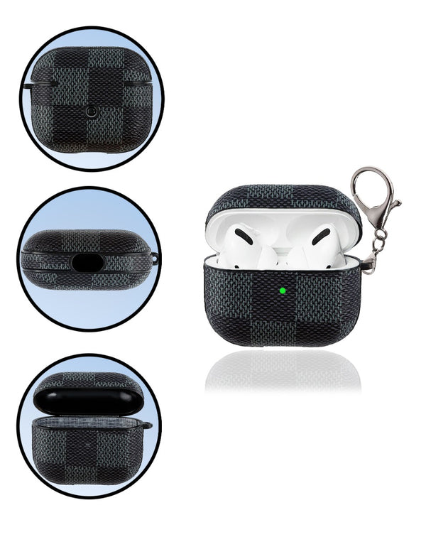 Encuentra la mejor funda de cuero azul para AirPods 3 en Guatemala en SlowBack, mayorista de accesorios Apple.