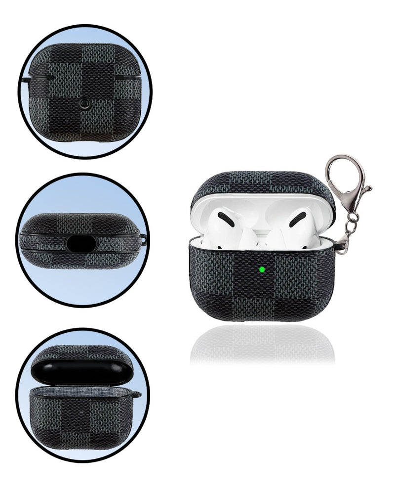 Encuentra la mejor funda de cuero azul para AirPods 3 en Guatemala en SlowBack, mayorista de accesorios Apple.