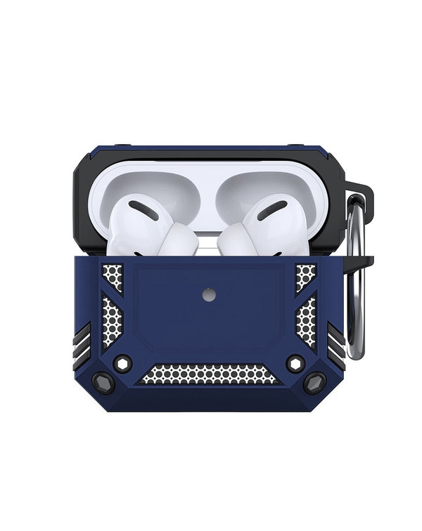 Protege tus AirPods 3 con una funda TPU resistente antishock color azul marino en Guatemala.