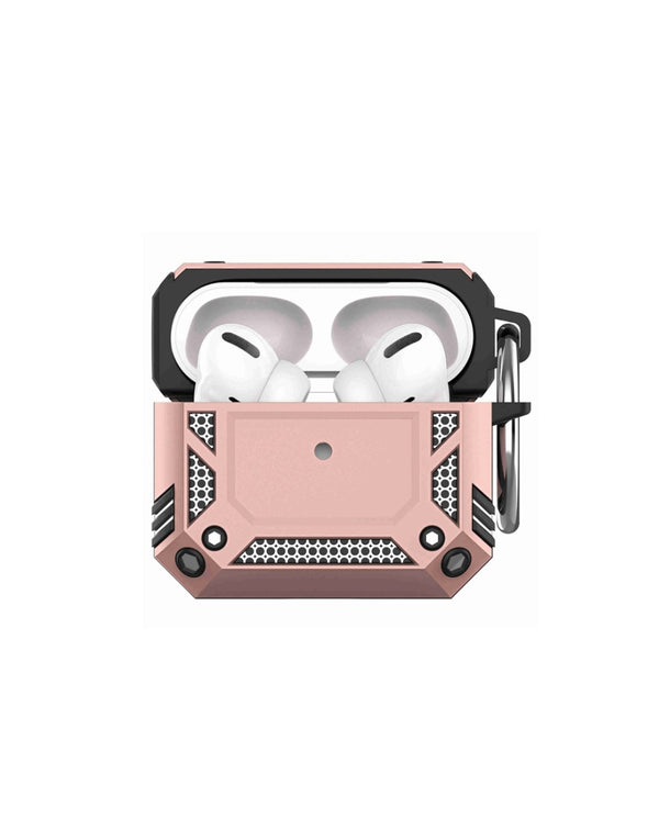Protector resistente color rosa dorado para AirPods 3 ideal para proteger en Guatemala.