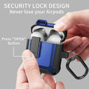 Protege tus AirPods 4th GEN con un case ShockProof en Guatemala, disponible en colores negro y azul.