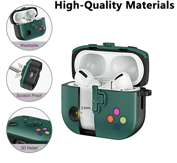 Encuentra la mejor funda TPU verde para AirPods 4 en Guatemala en SlowBack, mayorista de accesorios Apple.