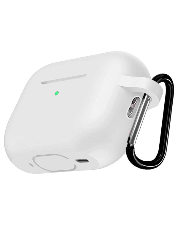 Encuentra la mejor funda de silicona blanca para Apple AirPods Pro en Guatemala en SlowBack, tu distribuidor local de accesorios Apple.